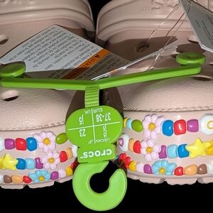 CROCS beaded band clogs